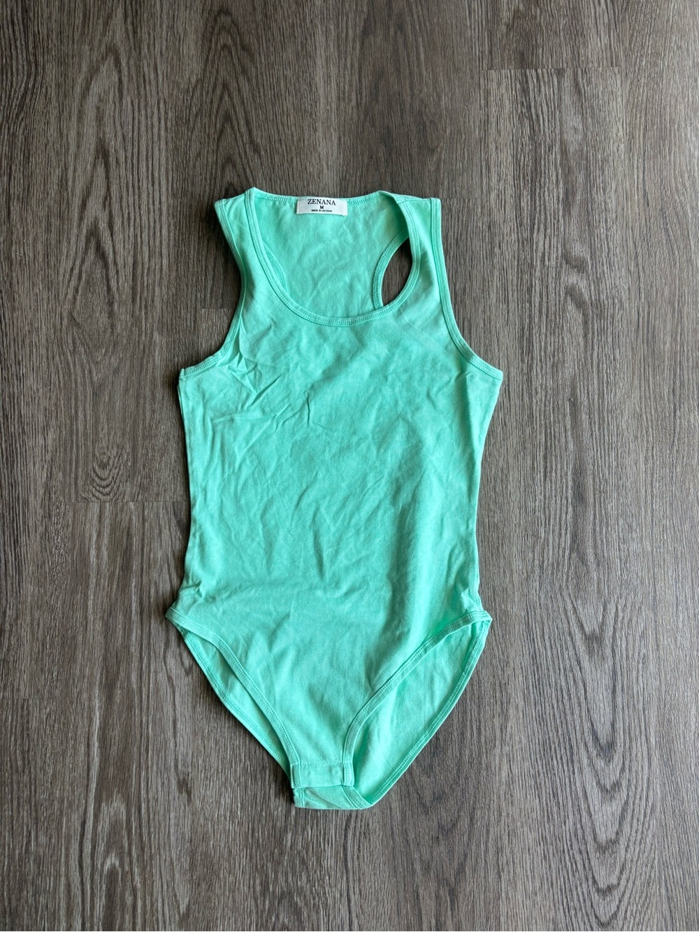 Mint Green Tank One-Piece